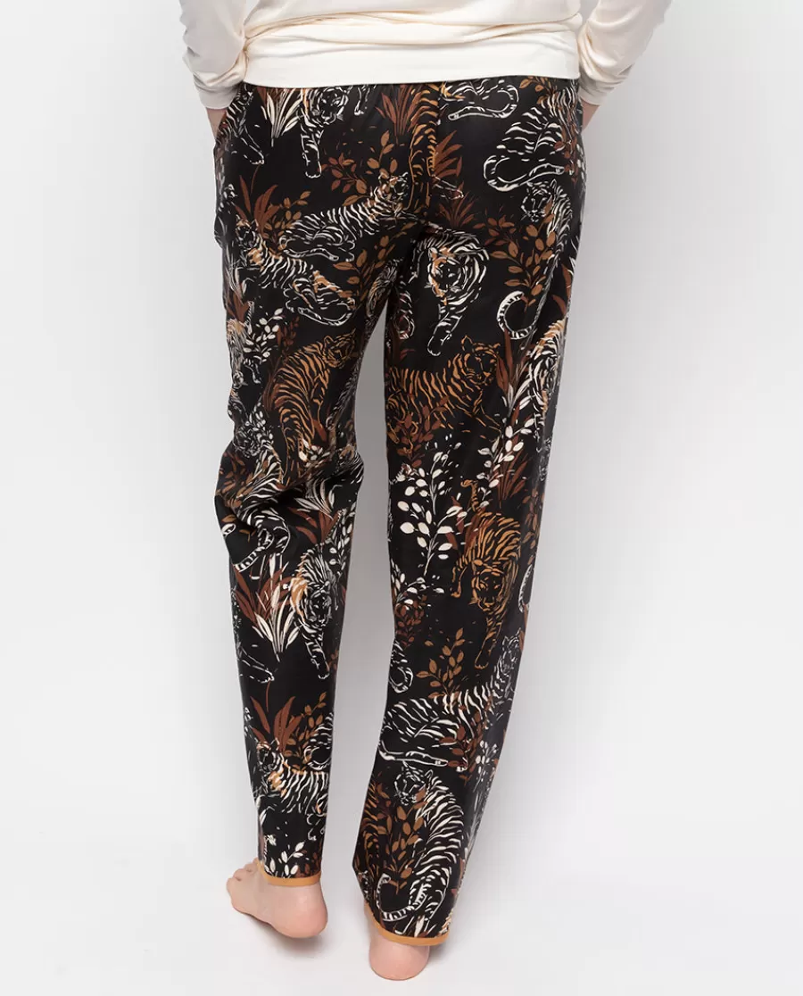 Hot Alisha Tiger Print Pyjama Bottoms Women Pyjama Bottoms