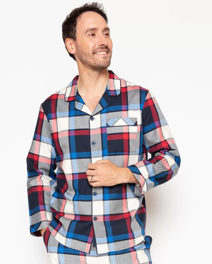 Best Archie Check Pyjama Top Men Pyjama Tops