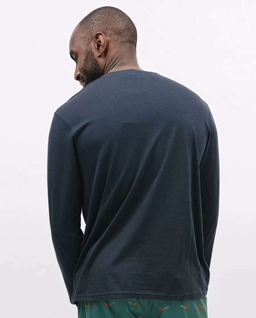 Cheap Atlas Charcoal Jersey T-Shirt Men Pyjama Tops