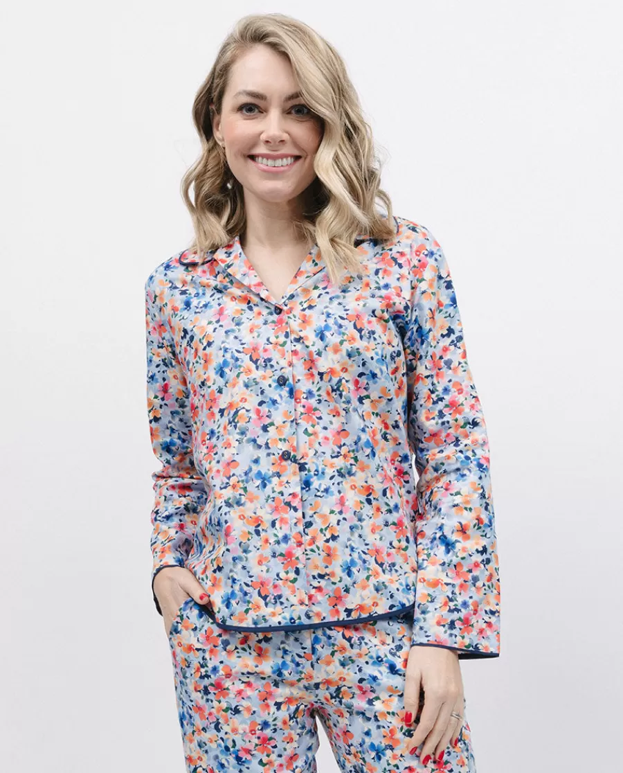 Flash Sale Bea Ditsy Floral Print Pyjama Top Women Pyjama Tops