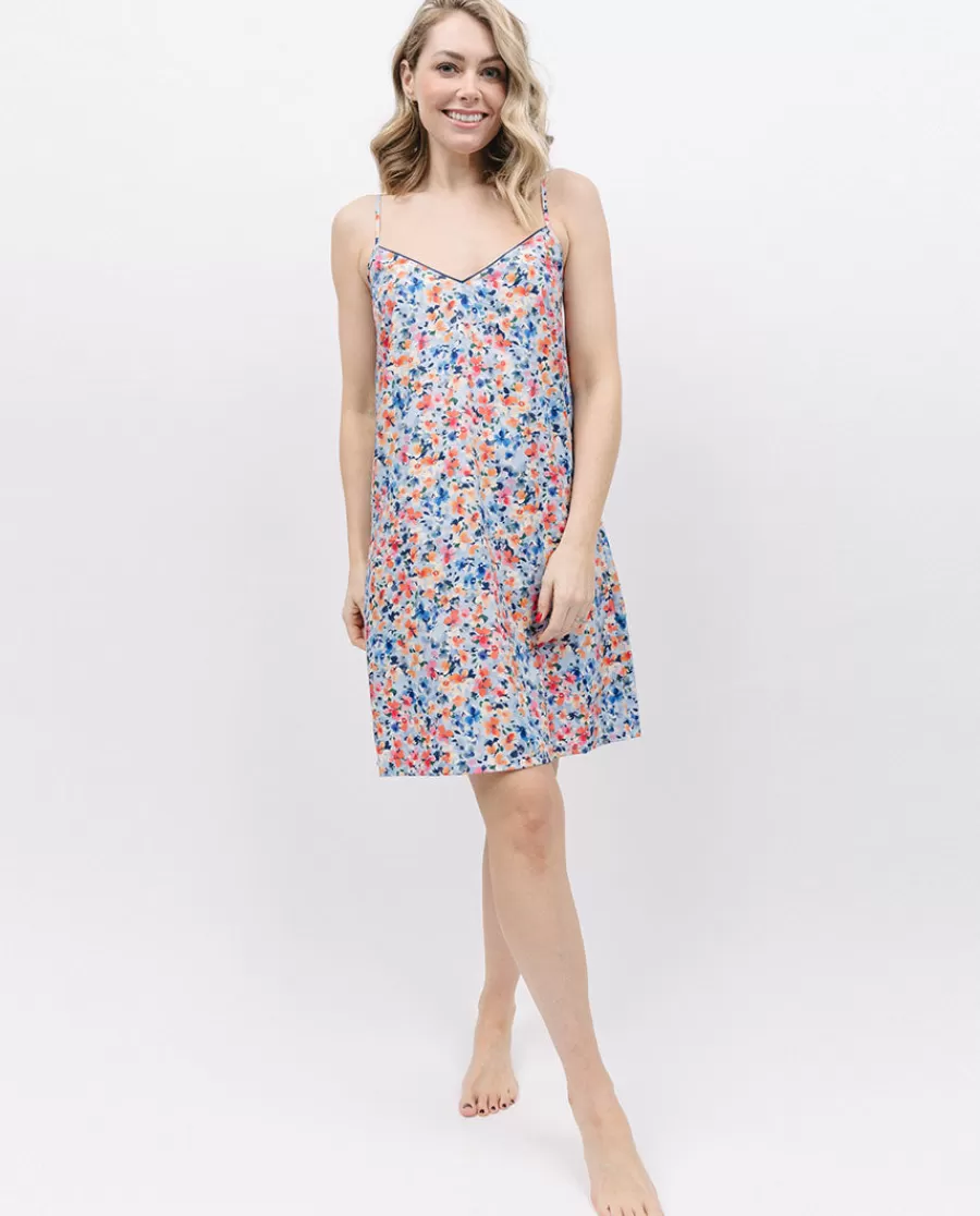 Cheap Bea Ditsy Floral Print Short Nightdress Women Nightdresses