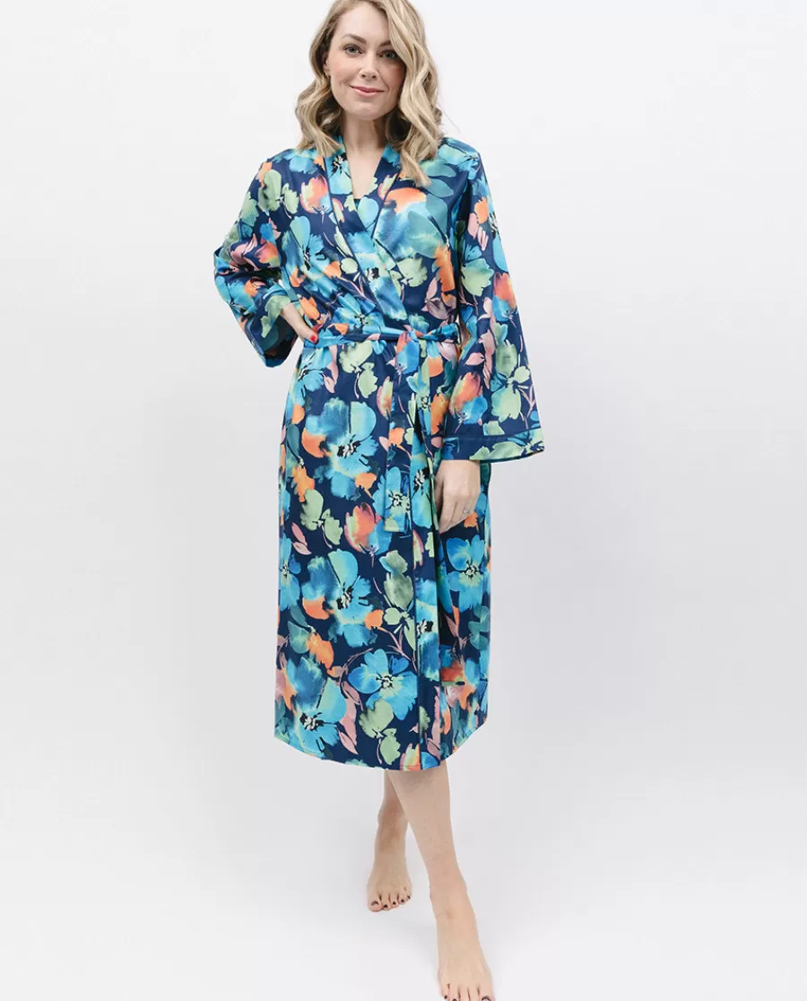 Best Bea Floral Print Long Dressing Gown Women Dressing Gowns