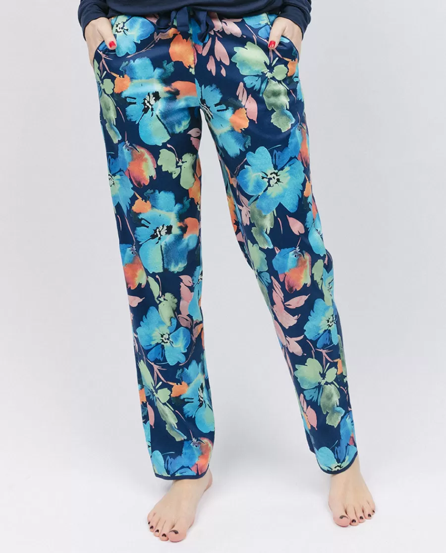 Cheap Bea Floral Print Pyjama Bottoms Women Pyjama Bottoms