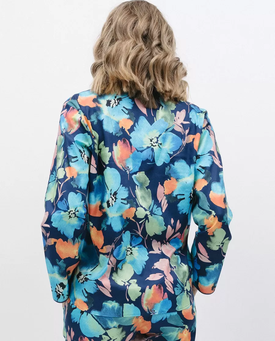 Hot Bea Floral Print Pyjama Top Women Pyjama Tops
