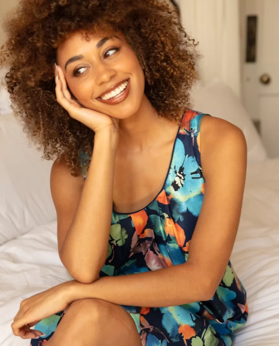 Store Bea Floral Print Short Nightdress Women Nightdresses