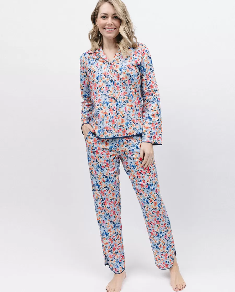 Cheap Bea Womens Ditsy Floral Print Pyjama Set Women Pyjama Sets