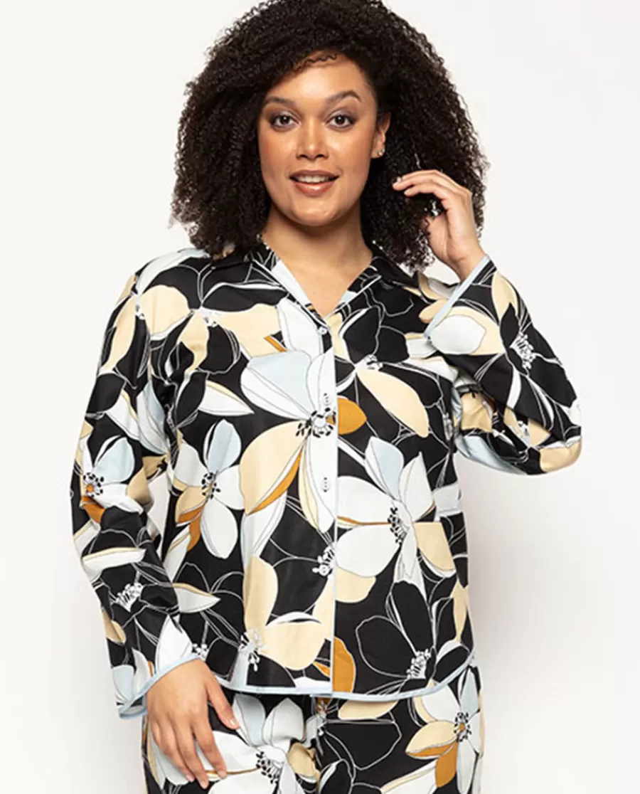 New Beth Floral Print Pyjama Top Women Pyjama Tops