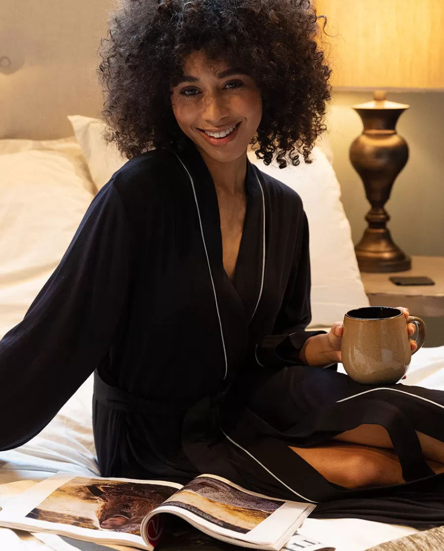 New Beth Jersey Long Dressing Gown Women Loungewear