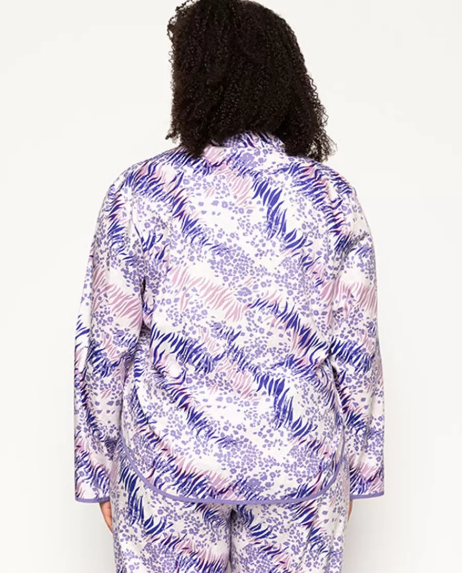 Store Camila Animal Print Pyjama Top Women Pyjama Tops
