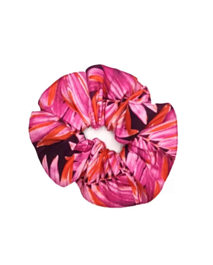 Cheap Carina Palm Leaf Print Scrunchie Women Accessories