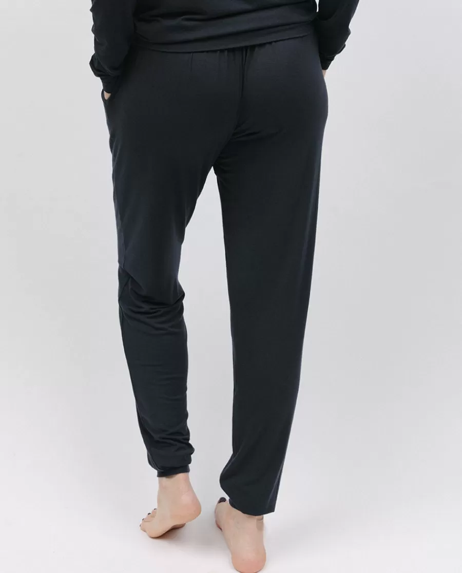 Fashion Charcoal Jersey Pyjama Bottoms Women Loungewear