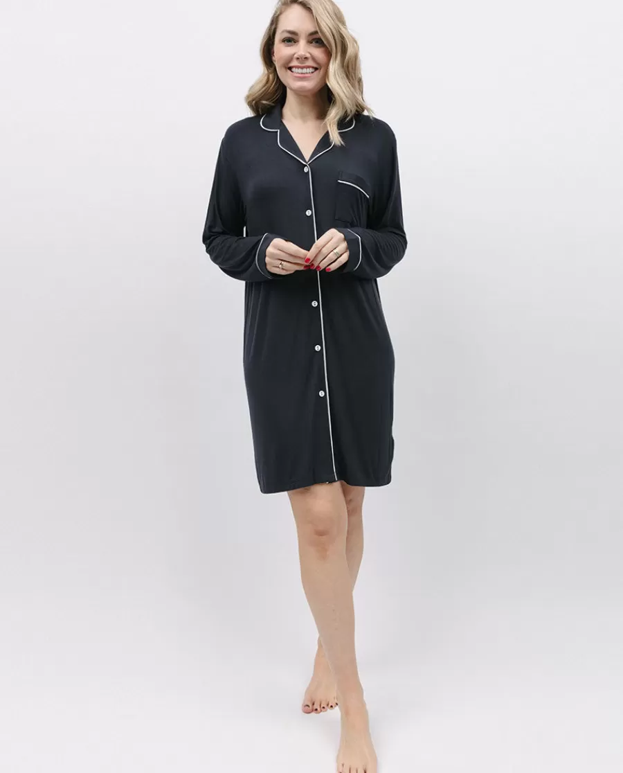 Online Charcoal Revere Jersey Nightshirt Women Nightshirts