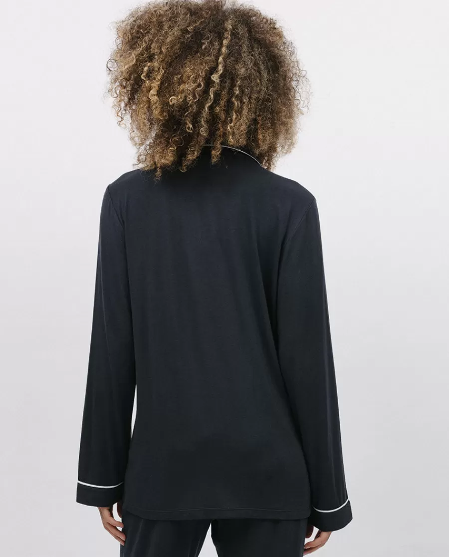 Online Charcoal Revere Jersey Pyjama Top Women Loungewear