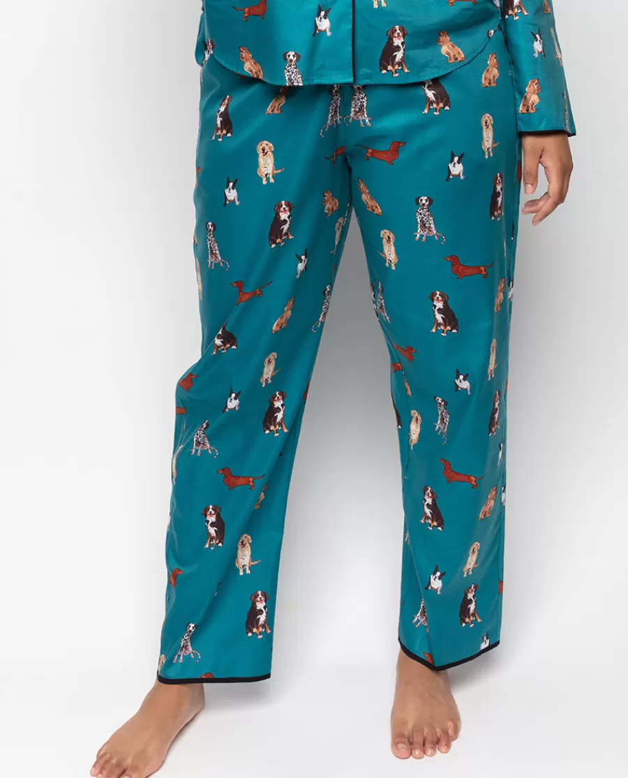 Fashion Coco Dog Print Pyjama Bottoms Women Pyjama Bottoms