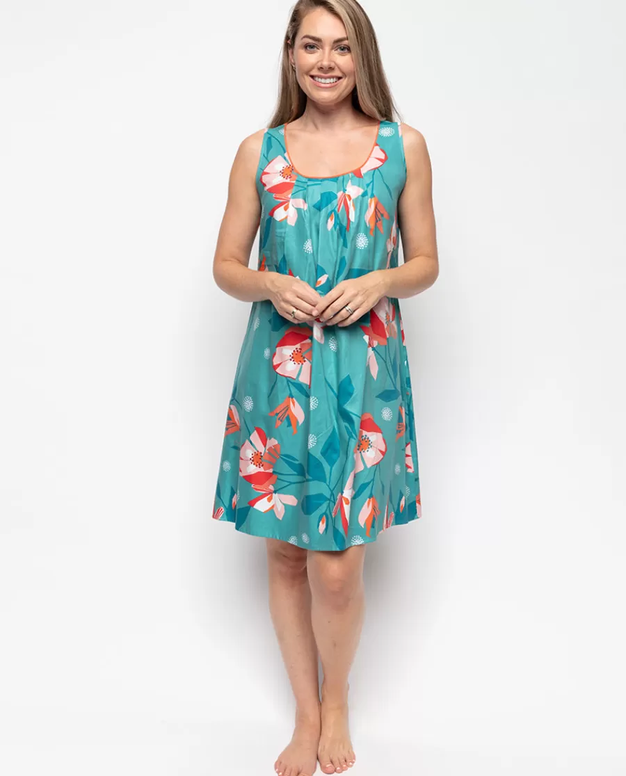 Best Sale Coco Floral Print Short Nightdress Women Nightdresses