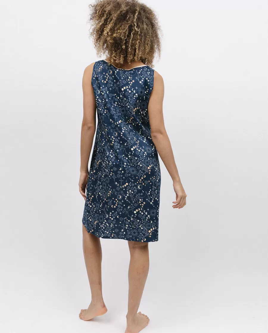 Shop Cosmo Celestial Print Short Nightdress Women Nightdresses