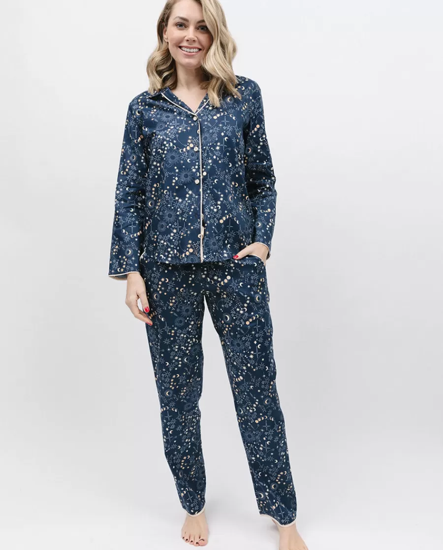 Sale Cosmo Womens Celestial Print Pyjama Set Women Pyjama Sets