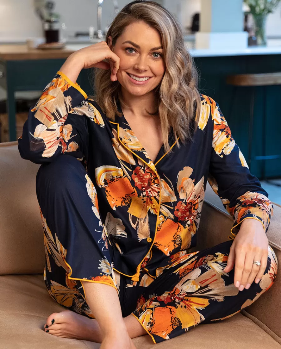 Shop Cosmo Womens Floral Print Pyjama Set Women Pyjama Sets
