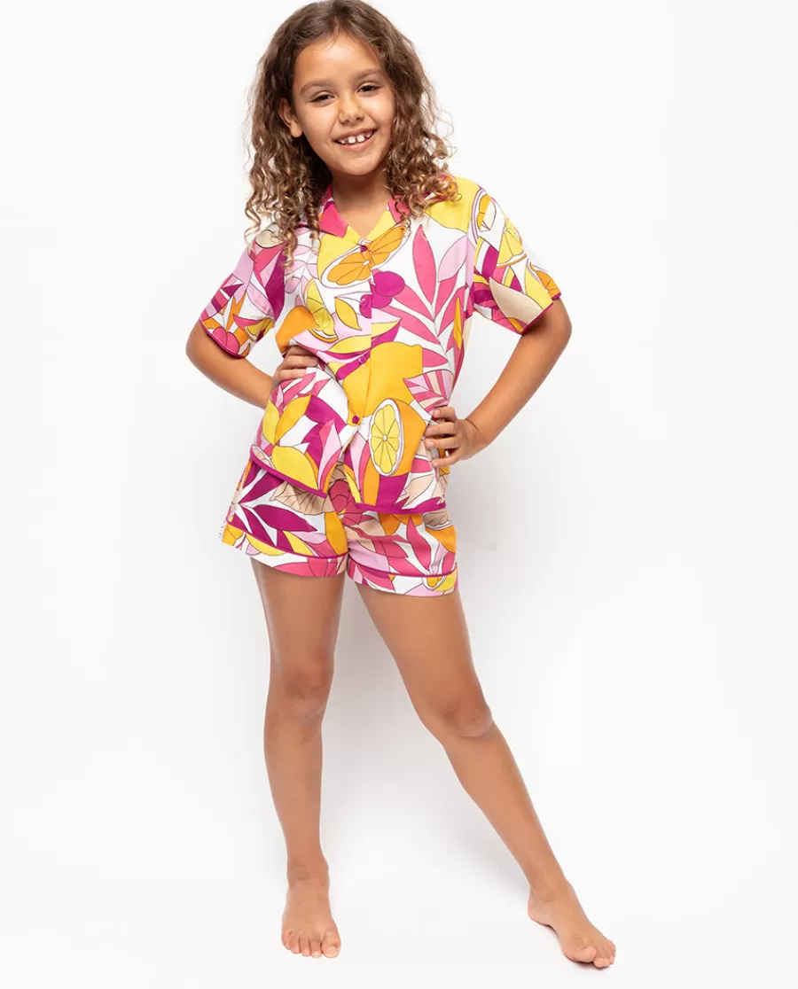 Fashion Emmi Girls Fruit Print Shorty Set Kids Kids Shorty Sets