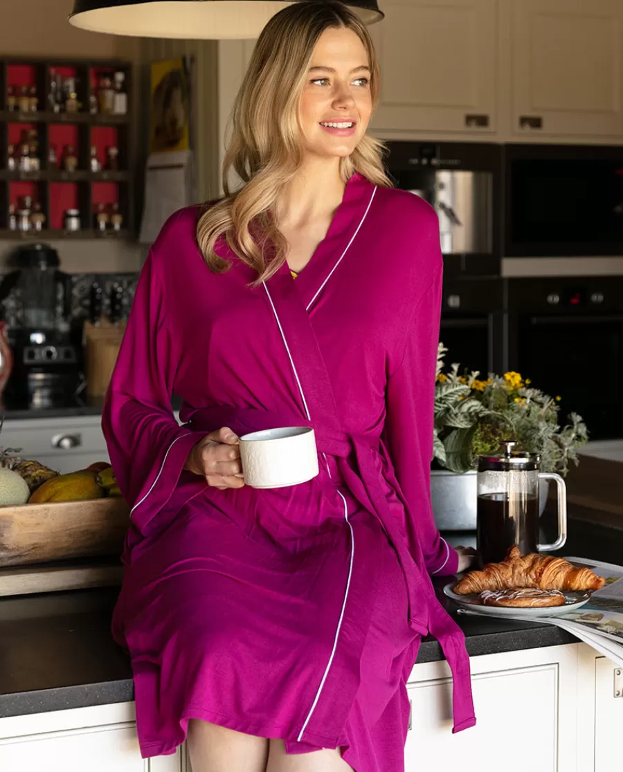 Hot Emmi Jersey Short Dressing Gown Women Dressing Gowns