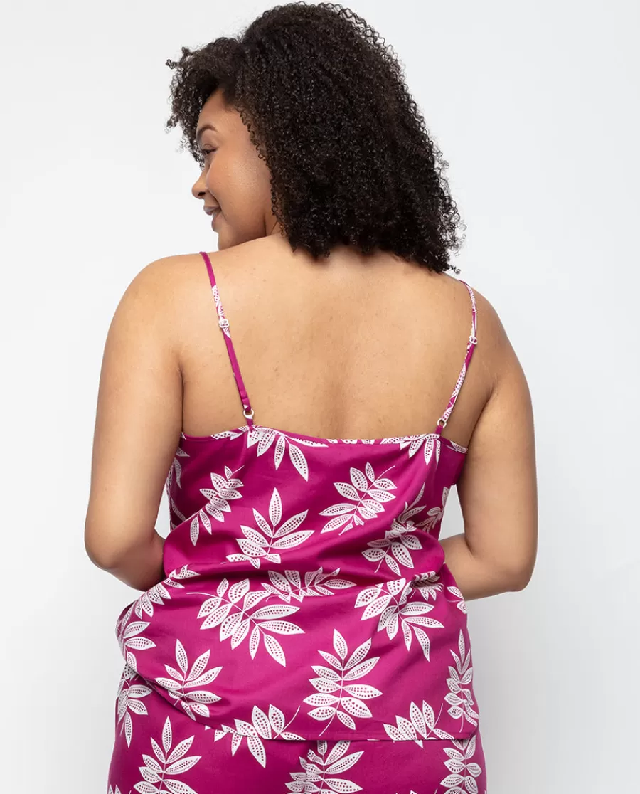Online Emmi Leaf Print Cami Women Pyjama Tops