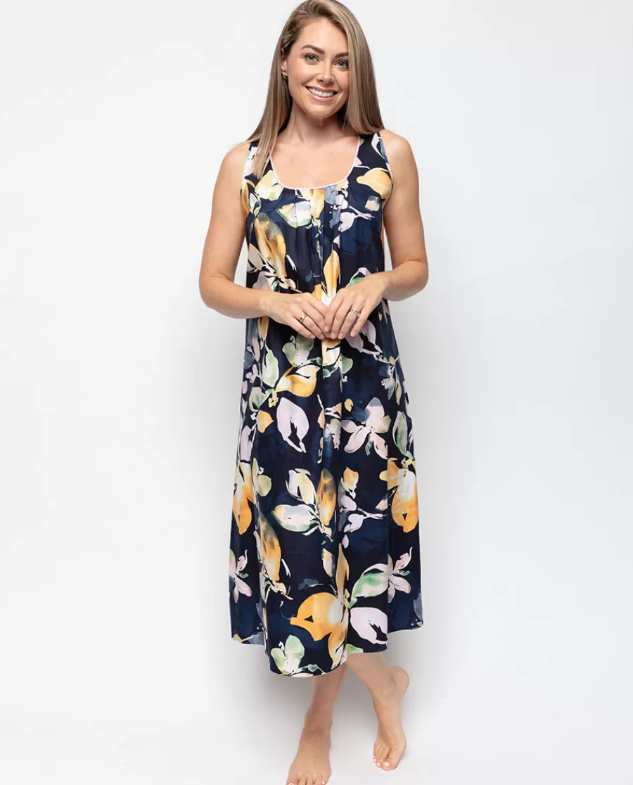 Fashion Estelle Floral Print Long Nightdress Women Nightdresses