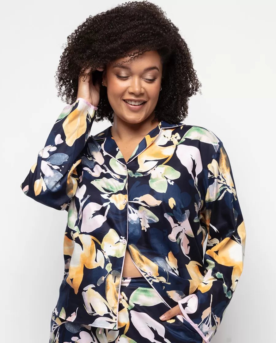Best Sale Estelle Floral Print Pyjama Top Women Pyjama Tops