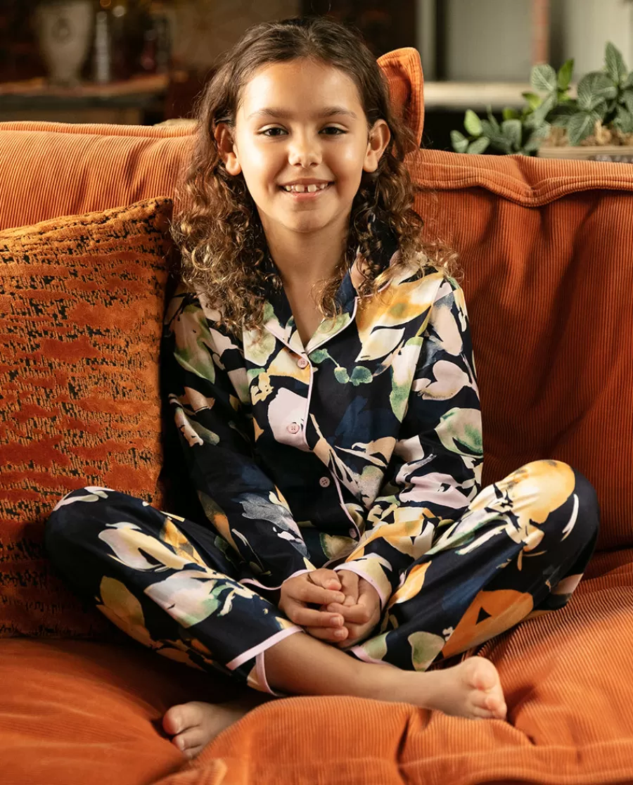 Best Estelle Girls Floral Print Pyjama Set Kids Girls Pyjamas
