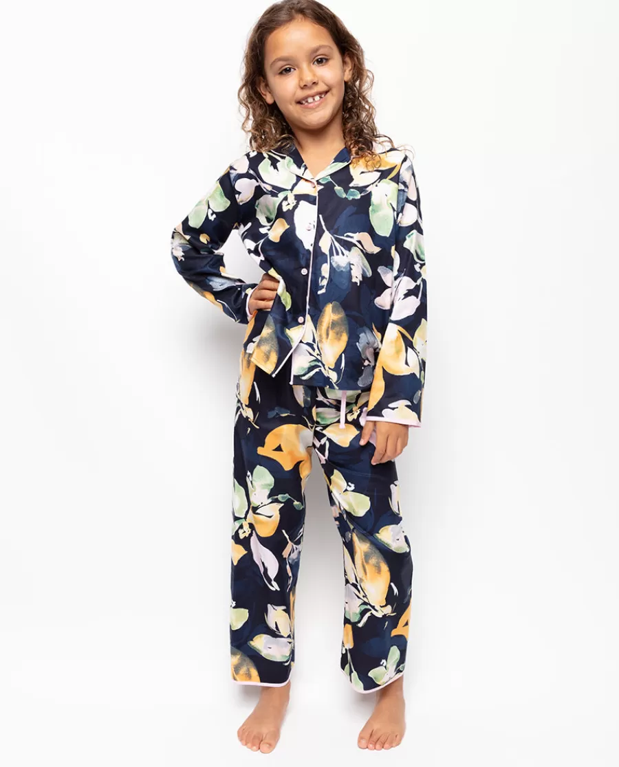 Best Estelle Girls Floral Print Pyjama Set Kids Girls Pyjamas