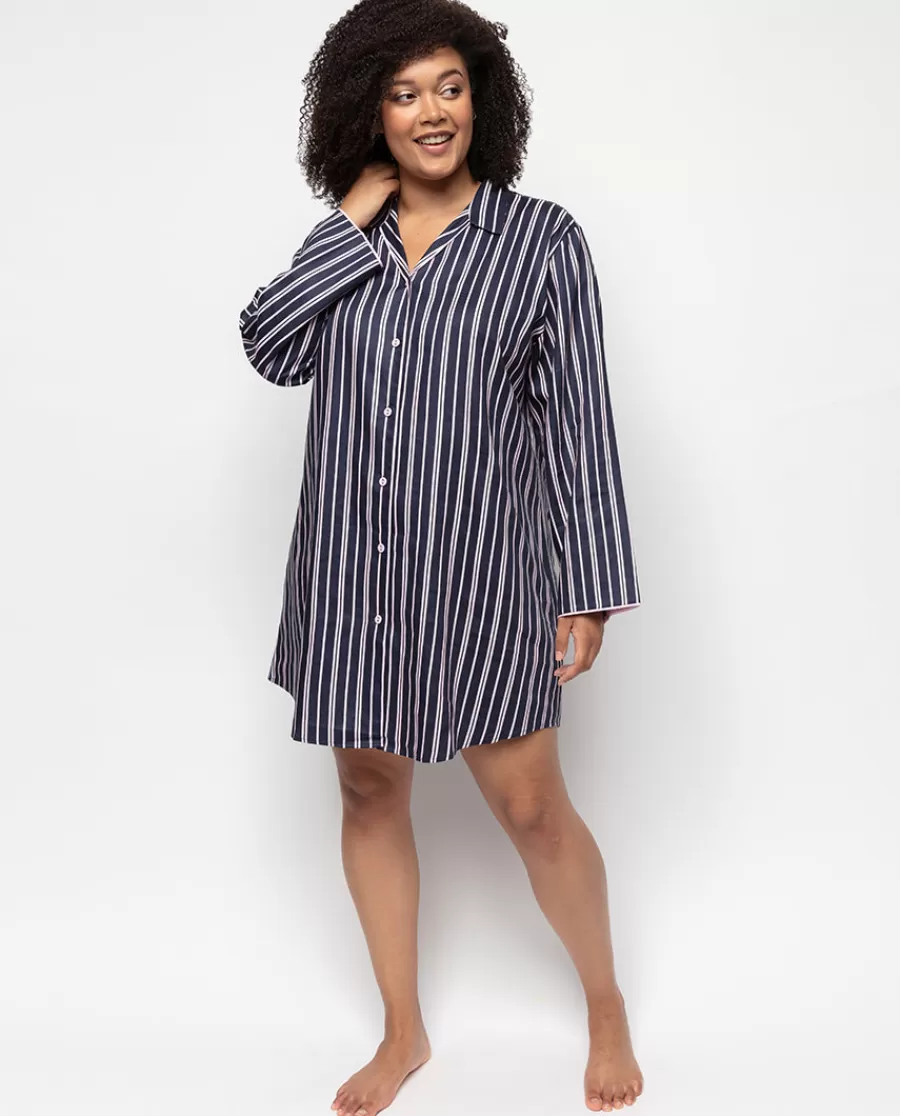 Outlet Estelle Printed Stripe Nightshirt Women Nightshirts
