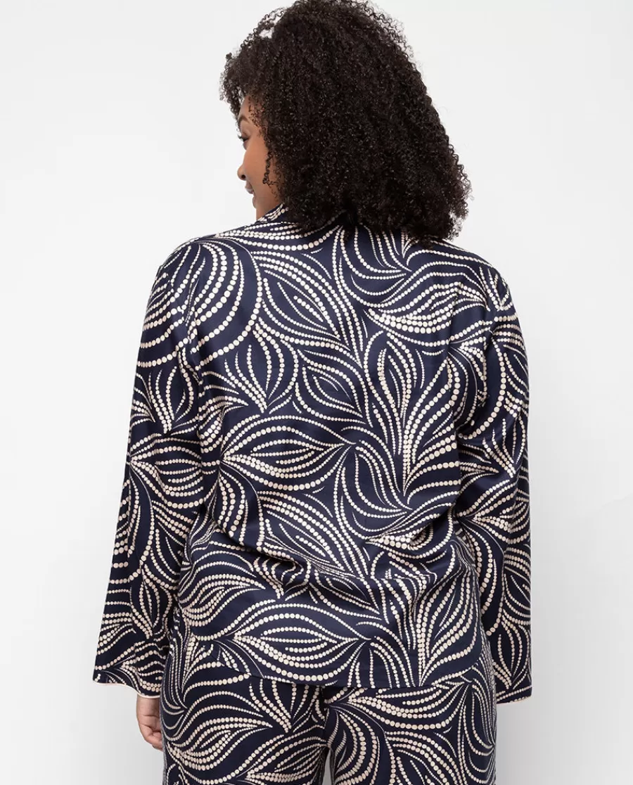 Store Estelle Spot Print Pyjama Top Women Pyjama Tops