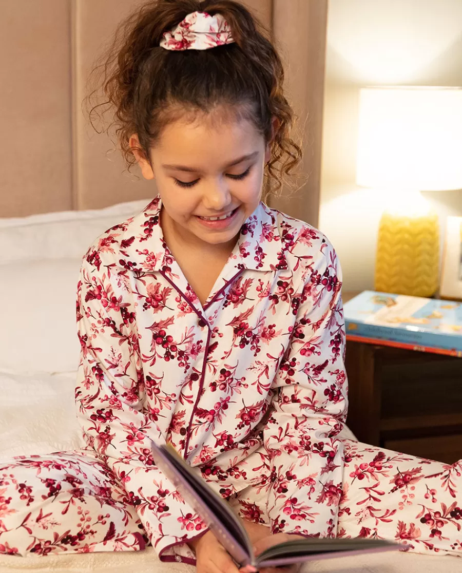 Outlet Eve Girls Berry Print Pyjama Set Kids Girls Pyjamas