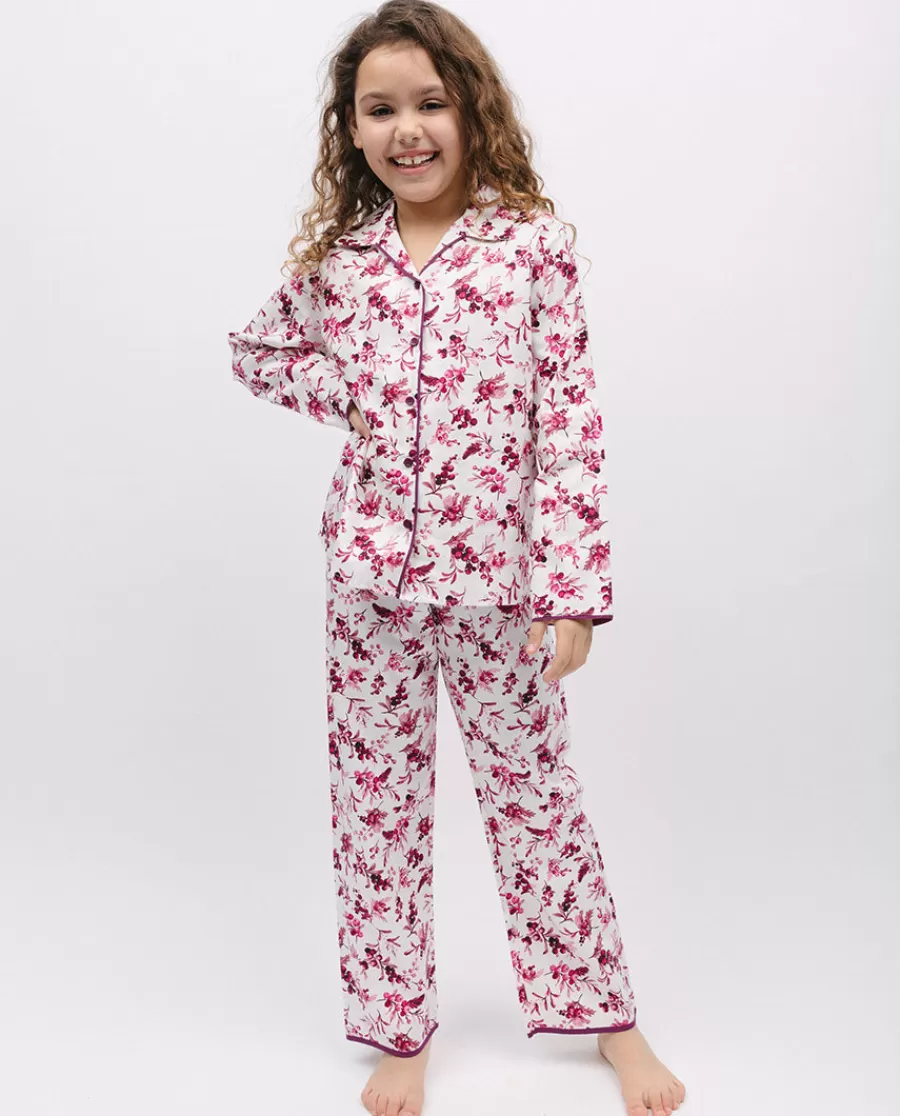 Outlet Eve Girls Berry Print Pyjama Set Kids Girls Pyjamas