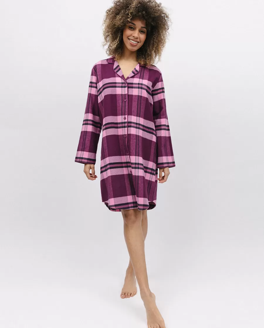 Cheap Eve Super Cosy Check Nightshirt Women Nightshirts