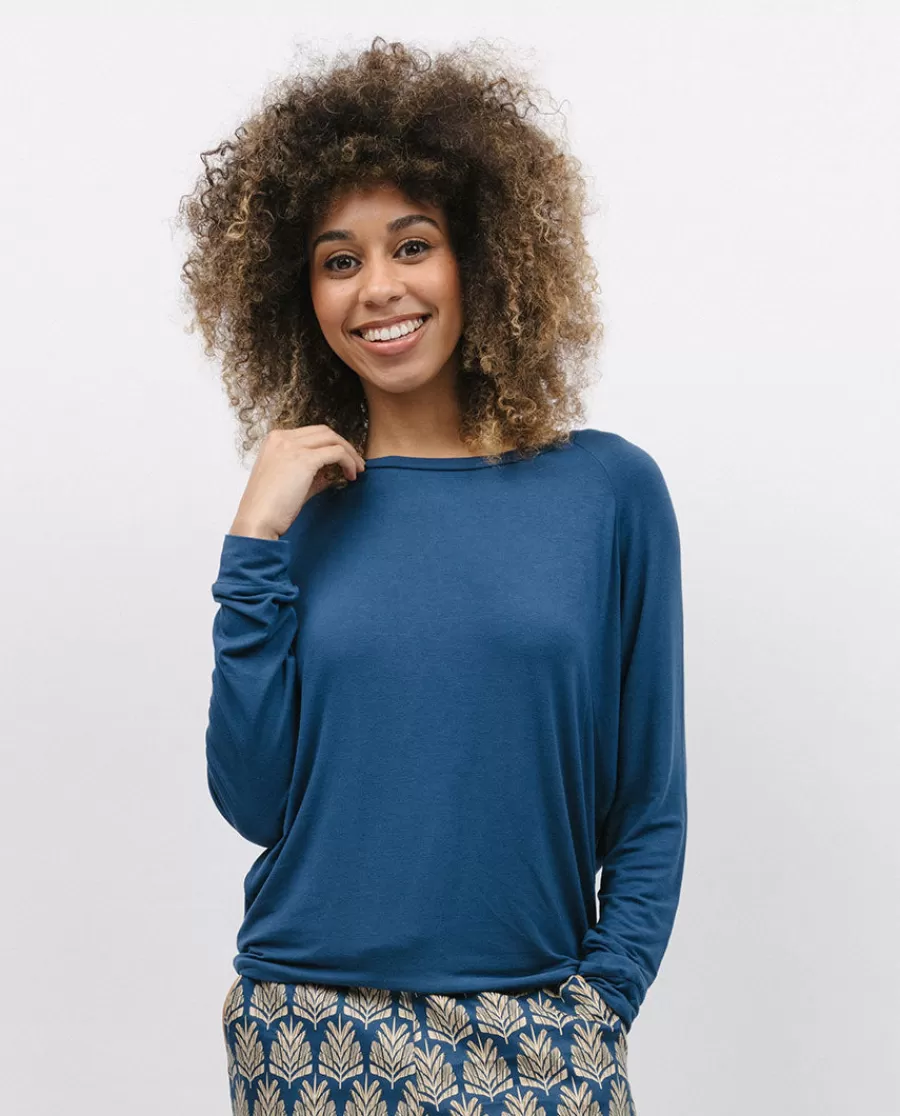 Discount Fawn Slouch Jersey Pyjama Top Women Loungewear