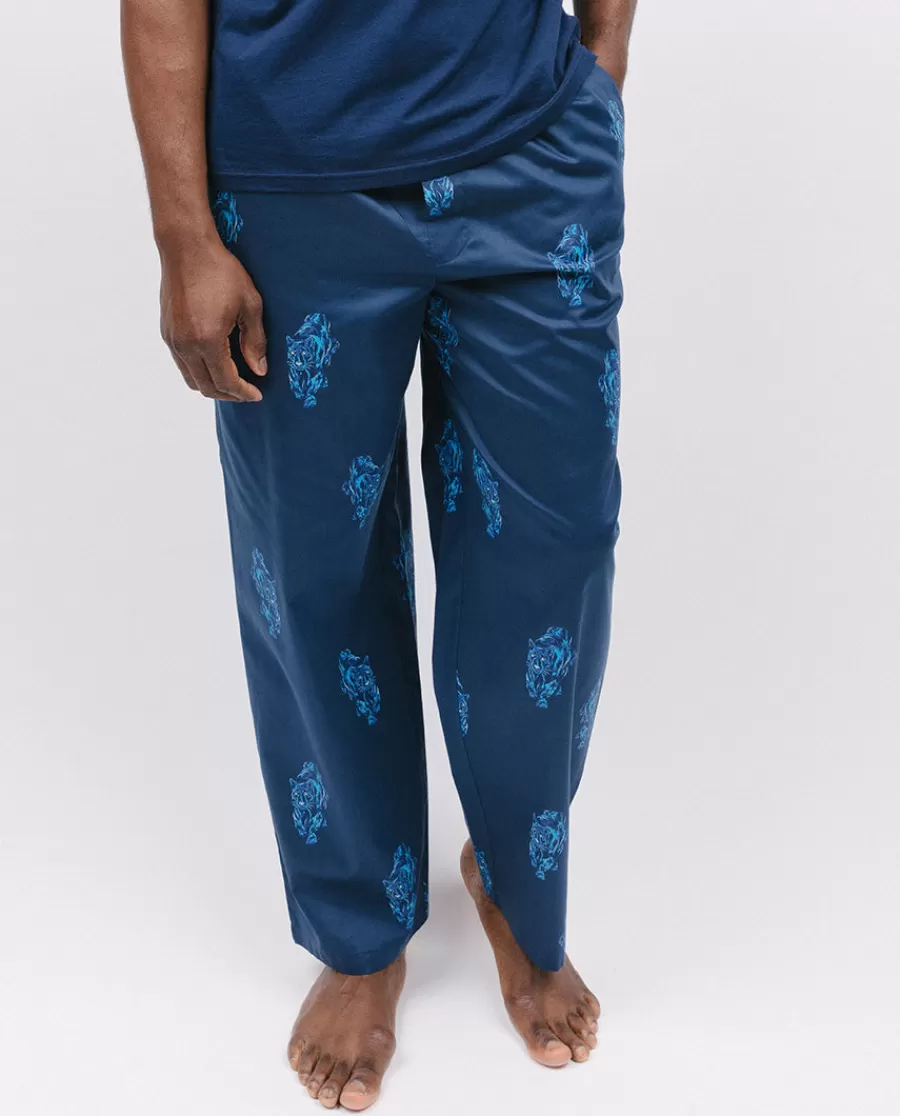 New Felix Panther Print Pyjama Bottoms Men Pyjama Bottoms
