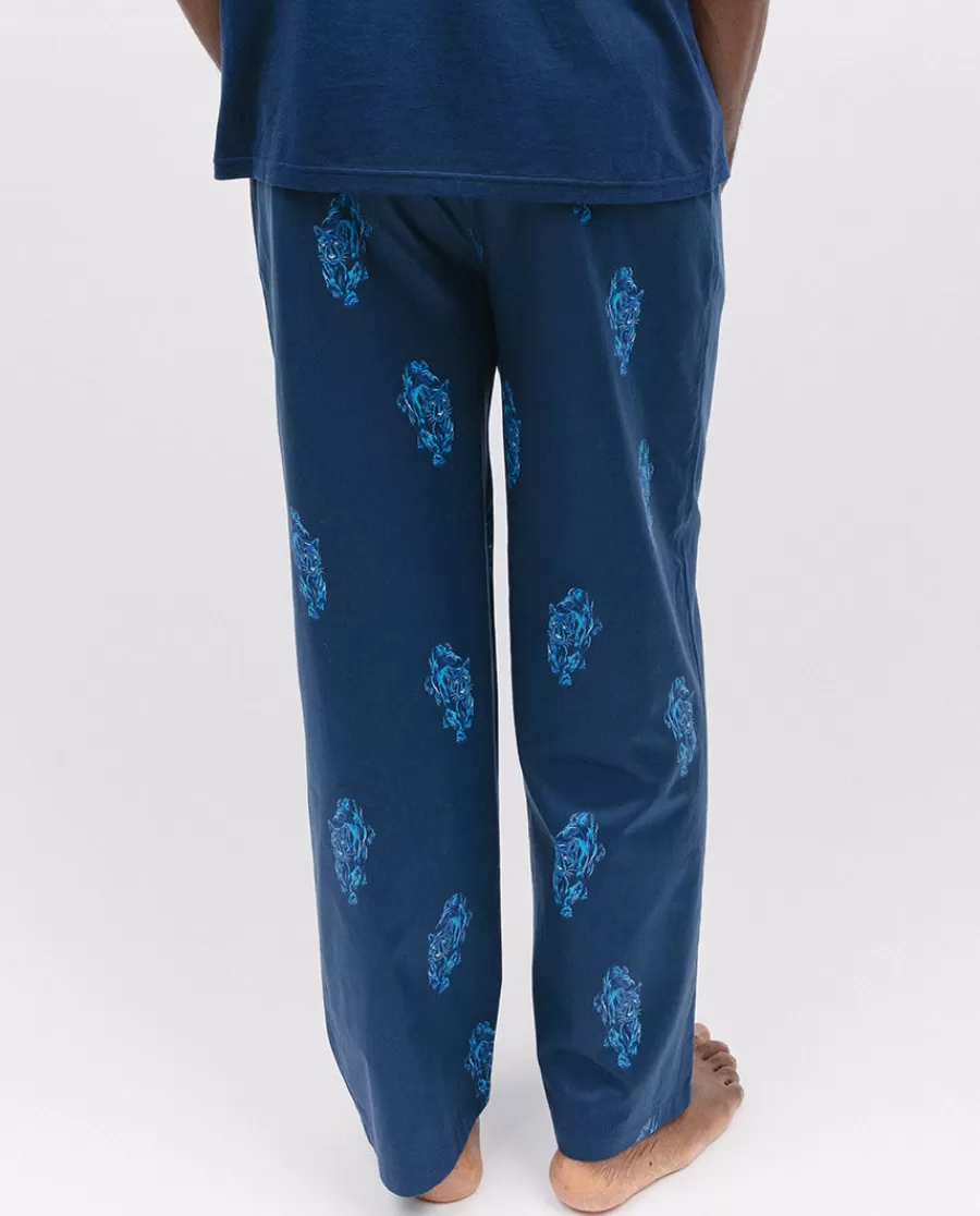 New Felix Panther Print Pyjama Bottoms Men Pyjama Bottoms