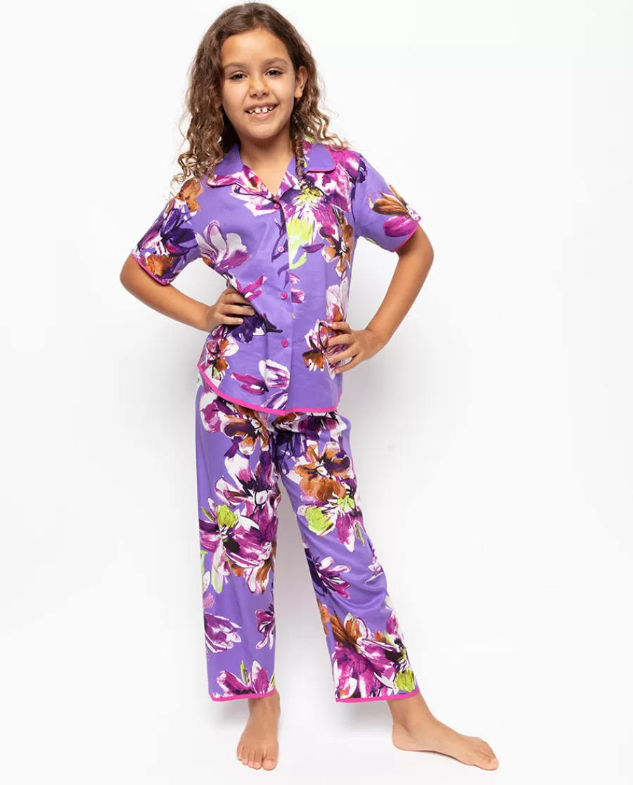 Store Fifi Girls Floral Print Pyjama Set Kids Girls Pyjamas