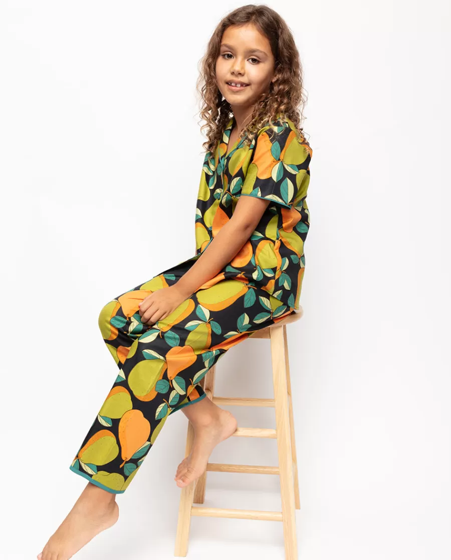 Flash Sale Flo Girls Pear Print Pyjama Set Kids Girls Pyjamas