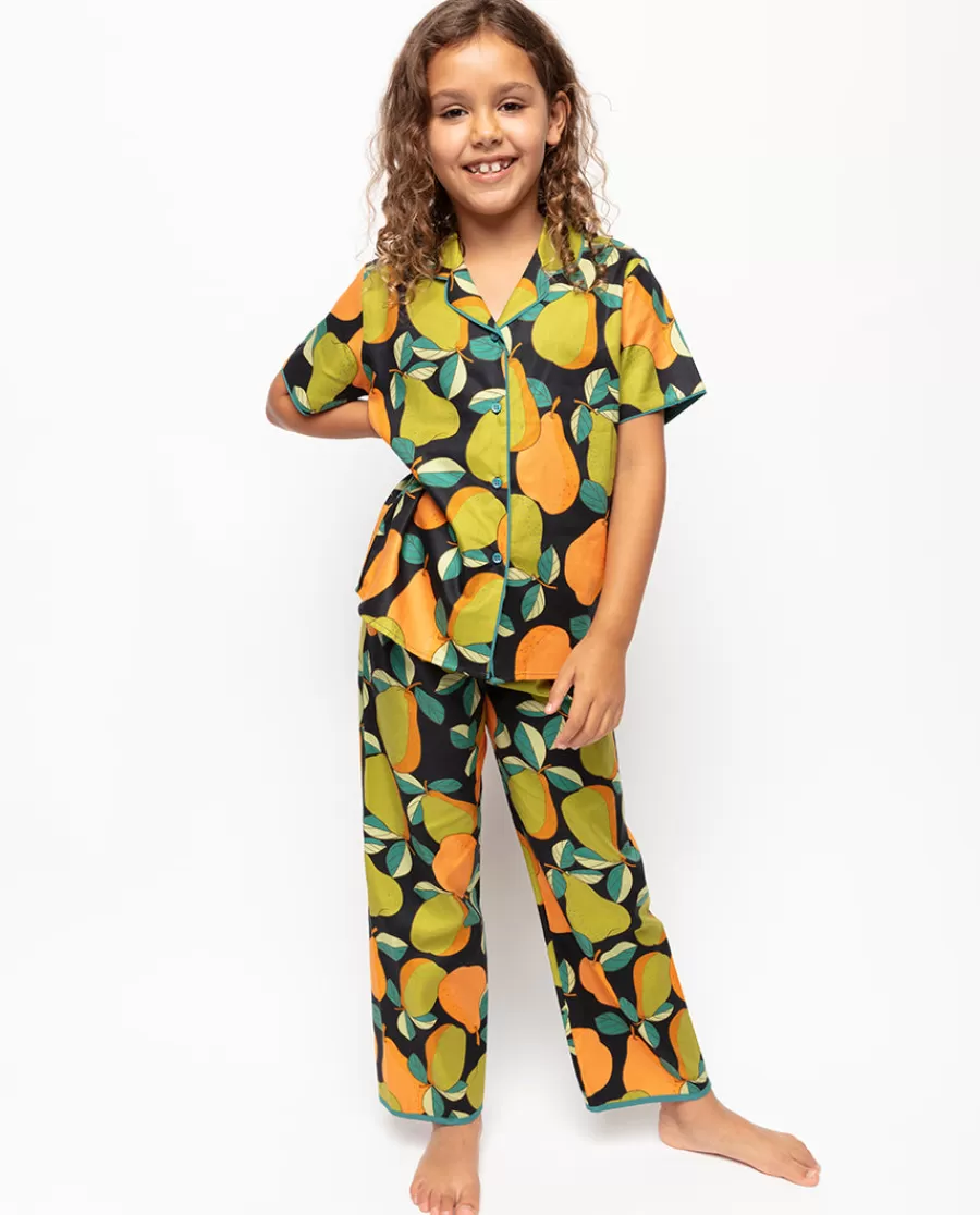 Flash Sale Flo Girls Pear Print Pyjama Set Kids Girls Pyjamas