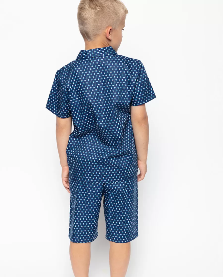 Clearance George Blue Geo Print Shorty Set Kids Kids Shorty Sets