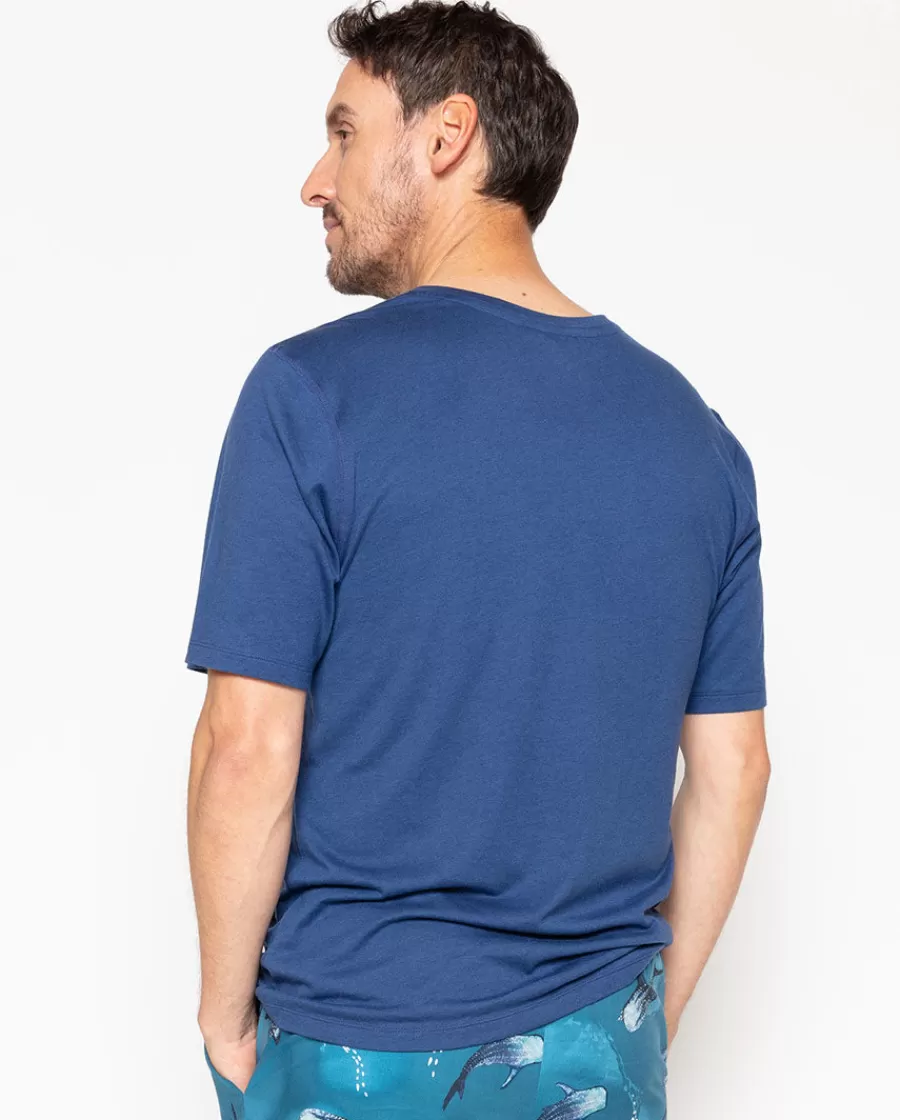 New George Jersey T-Shirt Men Pyjama Tops