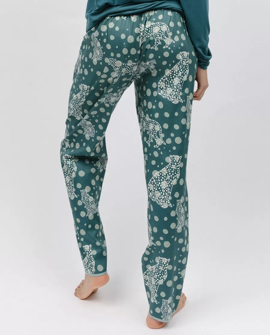 Store Hannah Leopard Print Pyjama Bottoms Women Pyjama Bottoms