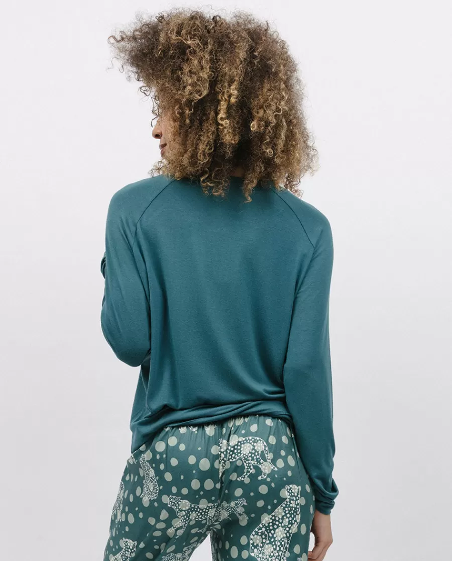 Fashion Hannah Slouch Jersey Pyjama Top Women Loungewear