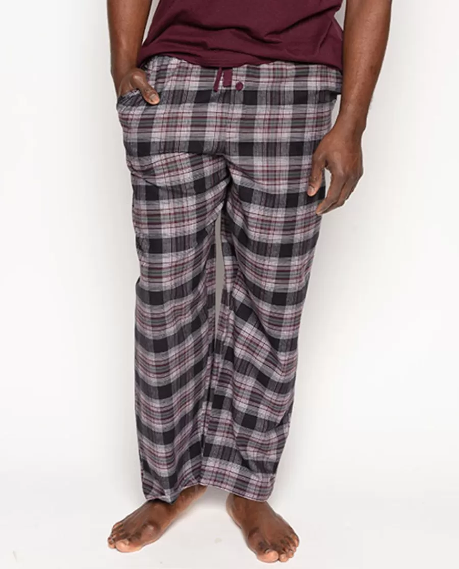 Clearance Harley Brushed Check Pyjama Bottoms Men Pyjama Bottoms