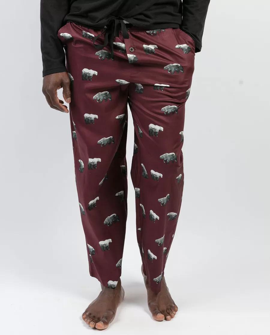 Online Harley Polar Bear Print Pyjama Bottoms Men Pyjama Bottoms