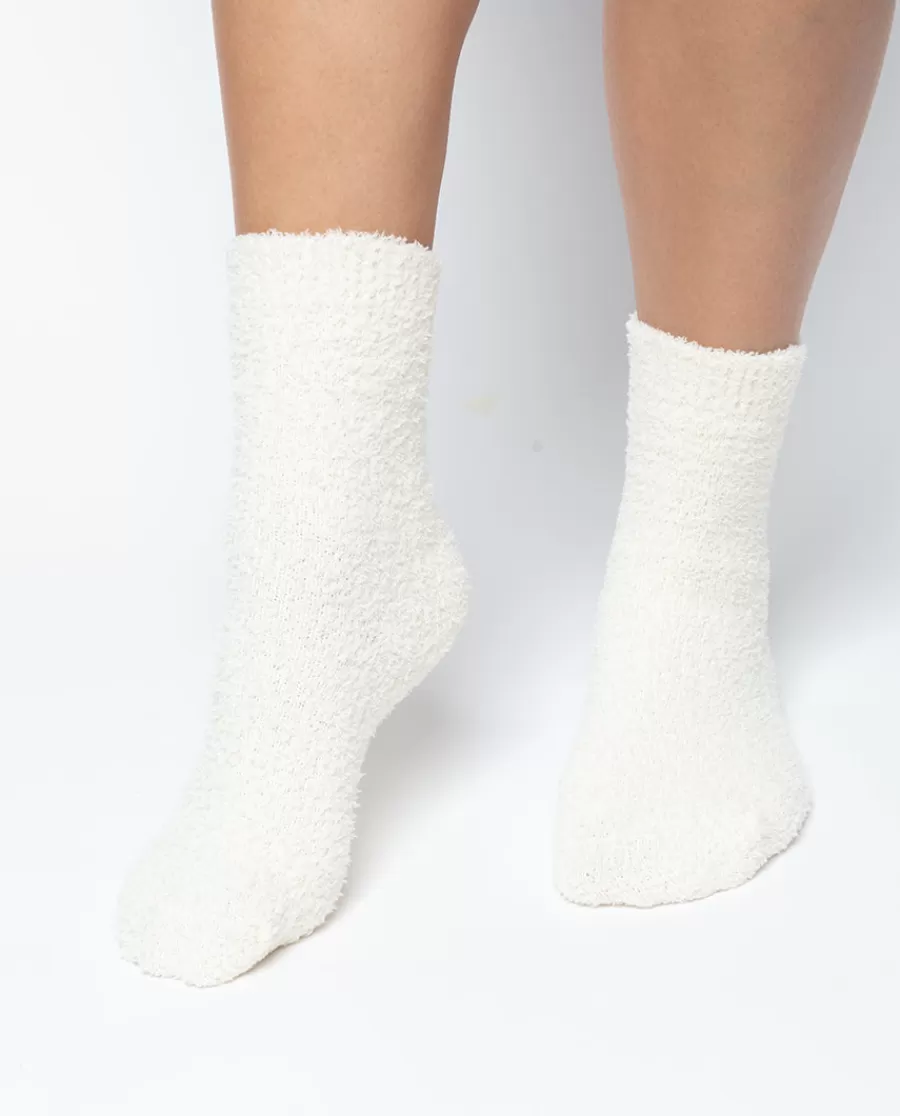 Cheap Ivory Fluffy Socks Women Socks