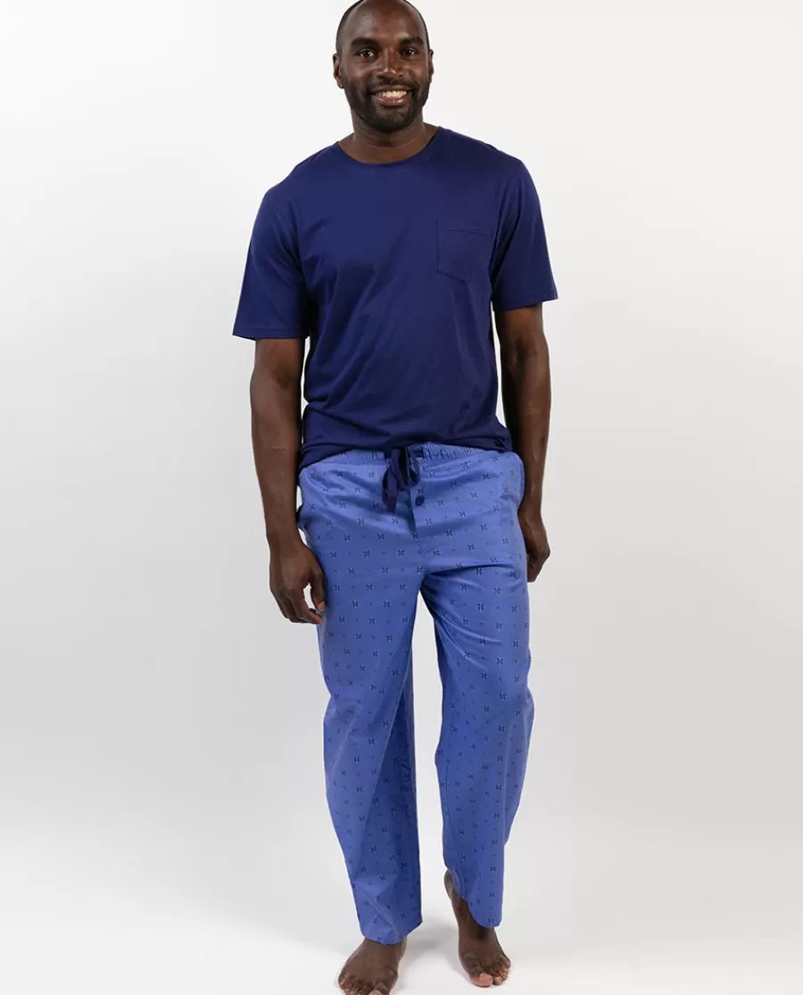 Online Jamie Jersey T-Shirt And Geo Print Pyjama Set Men Pyjama Sets