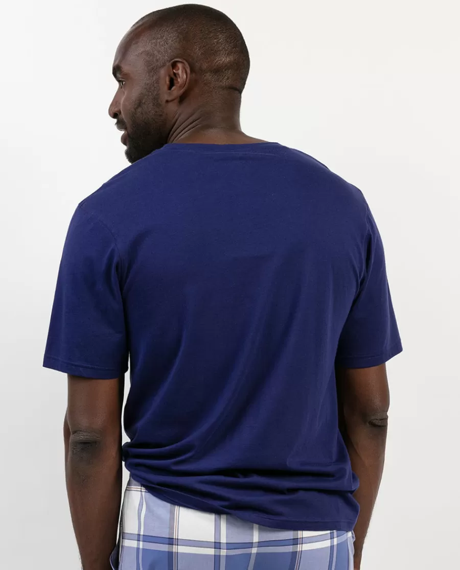 Store Jamie Navy Jersey T-Shirt Men Pyjama Tops