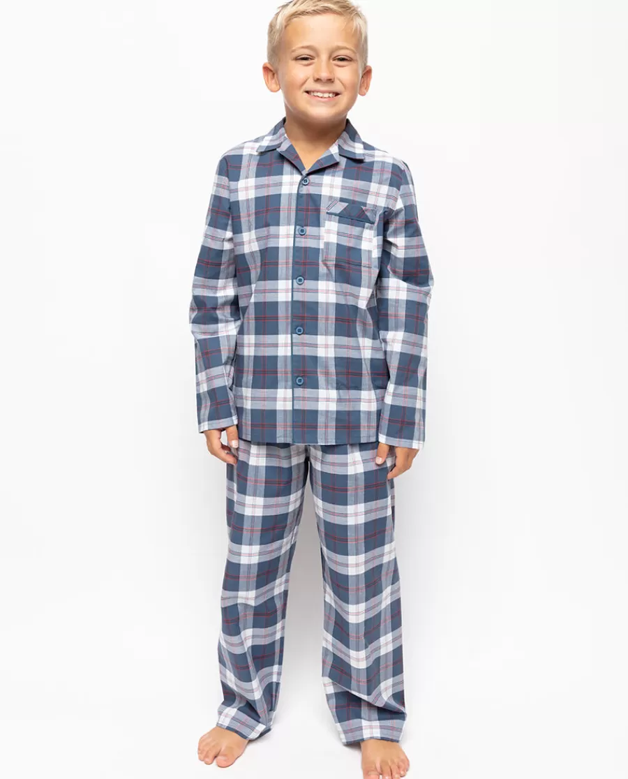 Cheap Jasper Boys Check Pyjama Set Kids Boys Pyjamas